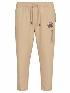 London Fog Supply Jogger Pants XL Beige Flex Waist Drawstring Mens